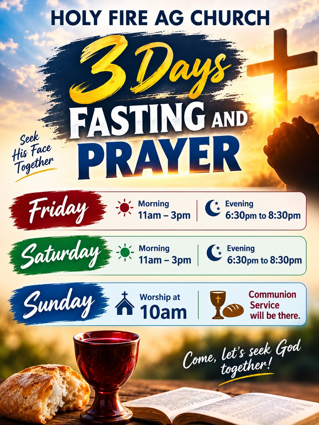 3Days Fasting and Prayer